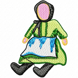 Kids And Toys Embroidery Design 5